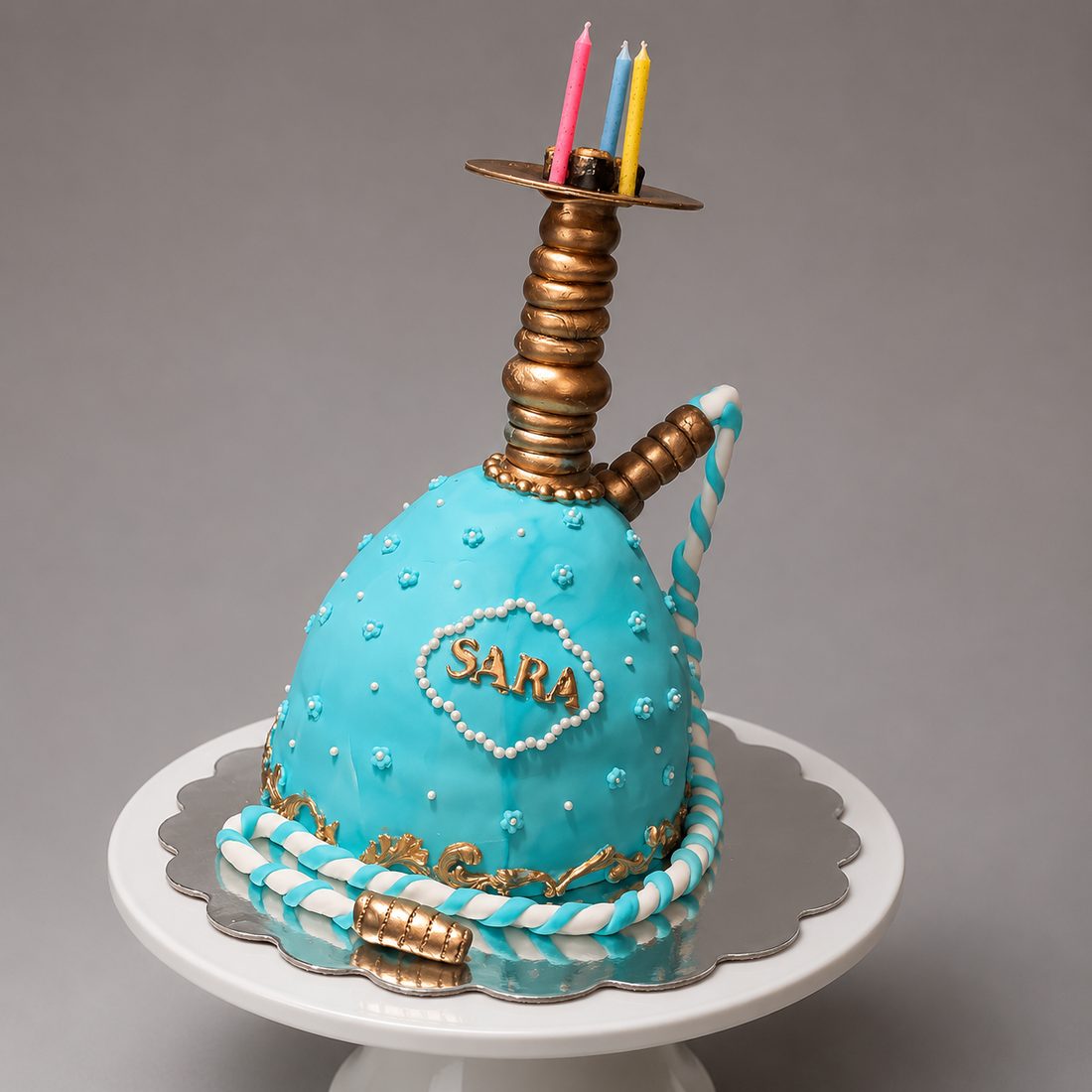 Sculpted celebration cake